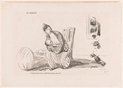 Mulher amamenta enquanto as janelas sopram
Le zeppelin (título sobre o objecto) de Jean Louis Forain