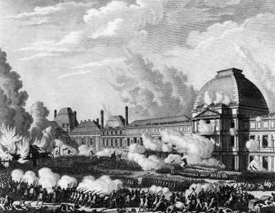 Revolução Francesa: 10 de Agosto de Jean Louis II (after) Prieur