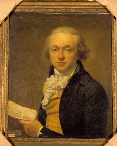 Retrato de Joseph Delaunay (1746 - 1794) foi membro da Assembleia Nacional e da Convenção. Pintura de Jean Louis Laneuville (1748-1826) de Jean Louis Laneuville