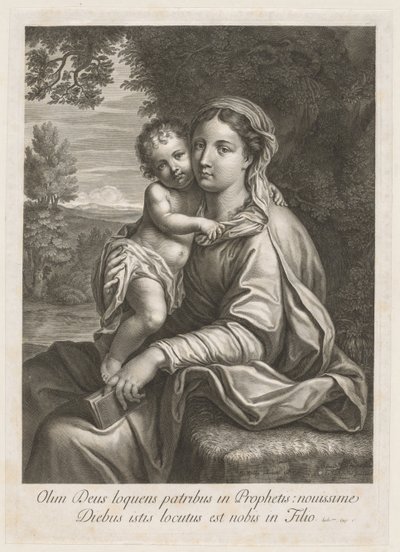 Madona e Criança. de Jean Louis Roullet