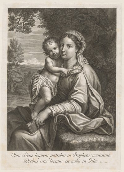 Madonna e criança de Jean Louis Roullet