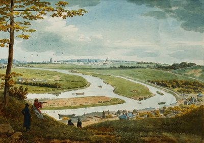 Uma vista de Paris e do Sena de Saint-Cloud, de Jean Lubin Vauzelle