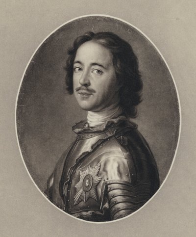 Pedro, o Grande (litho) de Jean Marc (after) Nattier