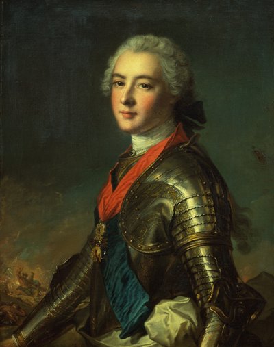 Retrato de Louis Jean Marie de Bourbon, Duque de Penthievre (óleo sobre tela) de Jean Marc (studio of) Nattier