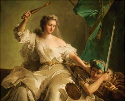 A Justiça que castiga a Injustiça chamou à Senhora Adelaide de França a Justiça. de Jean Marc Nattier