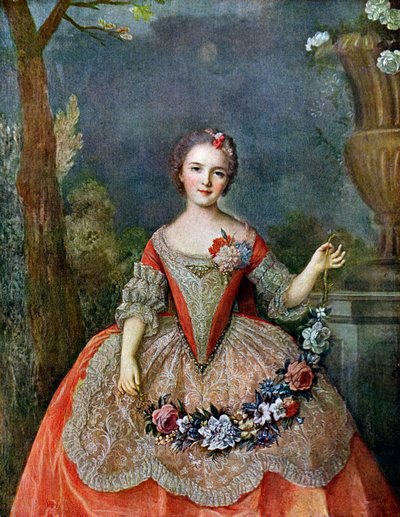 Madame de Beaujolais, século 1810. de Jean Marc Nattier
