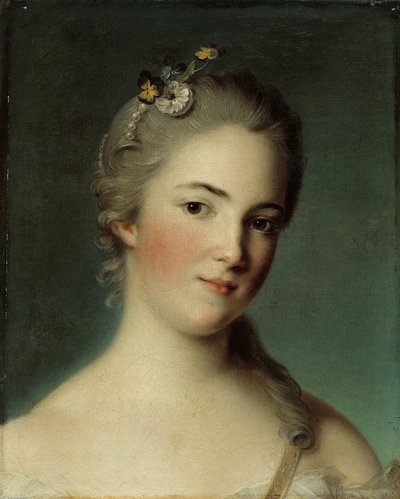 Retrato de Marie-Geneviève Boudrey. de Jean Marc Nattier