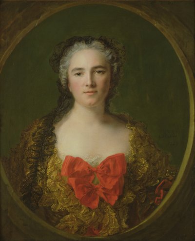 Retrato que se presume ser Louise-Elisabeth de La Chastre, Marquesa de Dreux-Breze, 1749 de Jean Marc Nattier