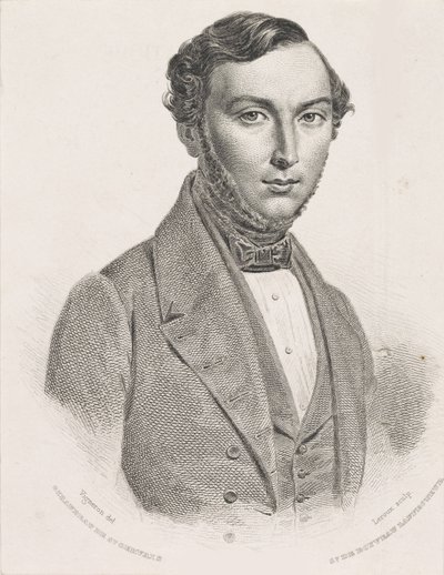 Retrato de Jean Giraudeau 1801-1861, 1839-1840. de Jean Marie Leroux