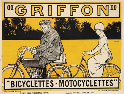 Griffon Bicicletas Motocicletas, c. 1905. de Jean Matet