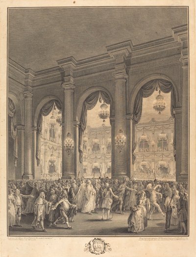 A bola mascarada de Jean Michel Moreau