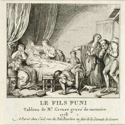 O filho castigado de Jean Michel Moreau