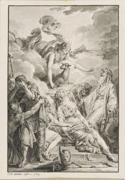 O Sacrifício de Ifigênia de Jean Michel Moreau