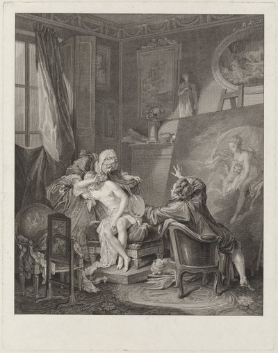 O modelo honesto de Jean Michel Moreau and Jean Baptiste Blaise Simonet after Pierre Antoine Baudouin