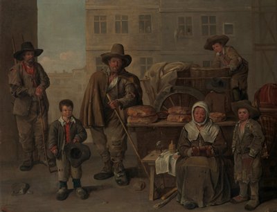 O carrinho dos padeiros, 1656. de Jean Michelin