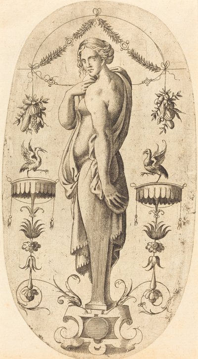 Mulher com Perfil Esquerdo de Jean Mignon