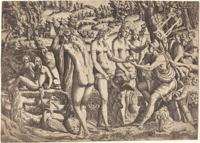 O Julgamento de Paris de Jean Mignon after Luca Penni