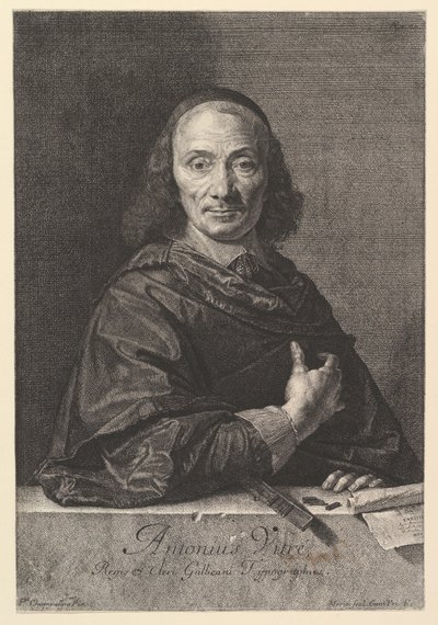 Antoine Vitre, typrographer do rei. de Jean Morin