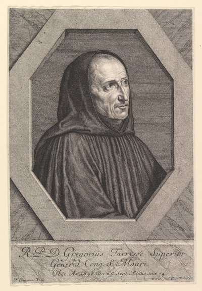 Dom Gregoire Tarrisse, Superior Geral da Congregação de Saint-Maur. de Jean Morin
