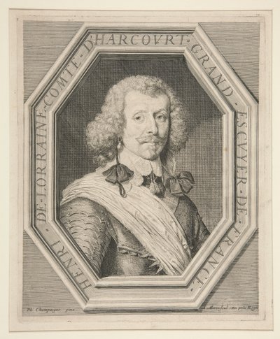 Henri de Lorraine, Conde de Harcourt, chamado Cadet la Perle (1601-1666) de Jean Morin