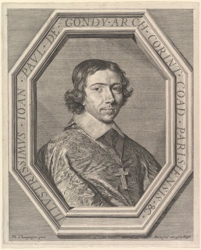 Jean-François-Paul de Gondy, coadjutor do arcebispo de Paris, futuro cardeal de Retz. de Jean Morin