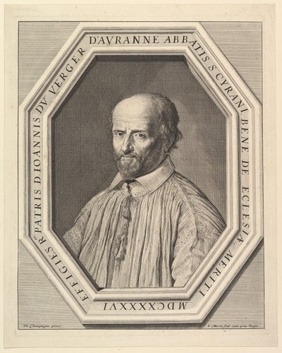 Jean Duvergier de Hauranne, abade de Saint-Cyran. de Jean Morin