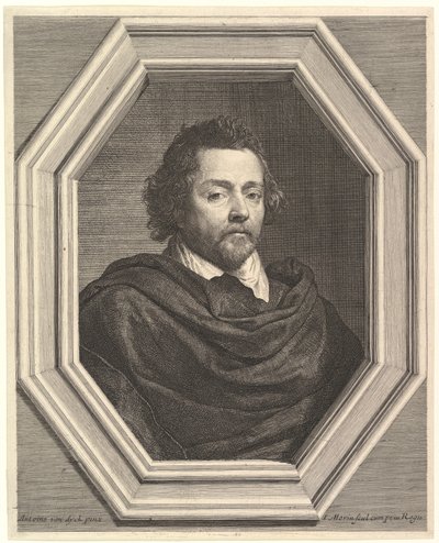 Retrato de Nicolas Chrystin, século XVII. de Jean Morin