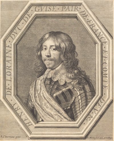 Henrique de Lorena, Duque de Guise de Jean Morin after Justus Sustermans