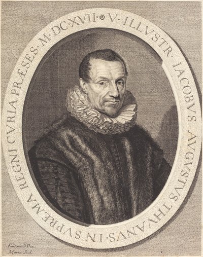Jacques Auguste de Tu de Jean Morin after Louis Elle I