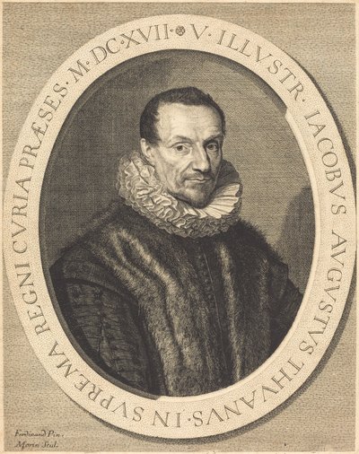 Jacques Auguste de Tu de Jean Morin after Louis Elle I
