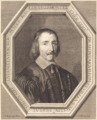 François de Villemontée de Jean Morin after Philippe de Champaigne