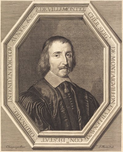 François de Villemontée de Jean Morin after Philippe de Champaigne