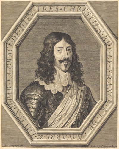 Luís XIII de Jean Morin after Philippe de Champaigne
