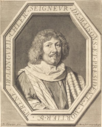 Rene de Longueil, Marquês de Maisons de Jean Morin after Philippe de Champaigne