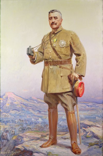 Retrato de Louis-Félix Franchet Esperey (1856-1942), Marechal de França (1832-1942) de Jean Patricot
