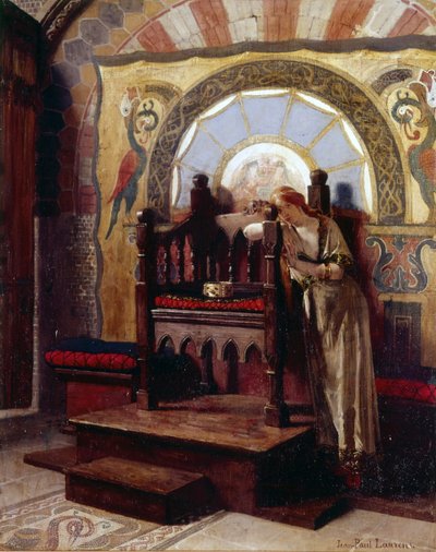 O Trono da Última Carolíngia de Jean Paul Laurens