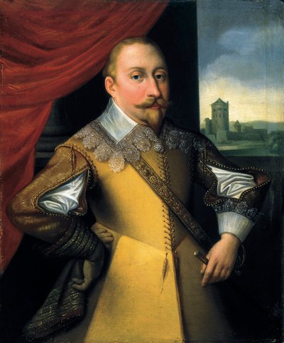 Retrato de Gustav II Adolph (óleo sobre tela) de Jean Pierre (1806 39) Decreuse