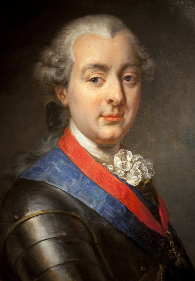Retrato de Louis Jean Marie de Bourbon, Duque de Penthievre (1725-1793), Grão-Almirante e Meceno. Pintura de Jean Pierre Franque (1774-1860), Oil On Canvas de Jean Pierre Franque
