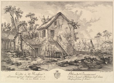 Paisagem, 1759. de Jean-Pierre Houel