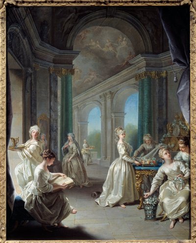 Virgens modernas. Pintura de Jean Raoux (1677 - 1734) de Jean Raoux