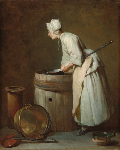 A empregada de cozinha de Jean Baptiste Simeon Chardin