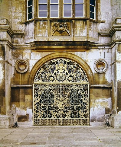 Portões da Burghley House, 1710 de Jean Tijou