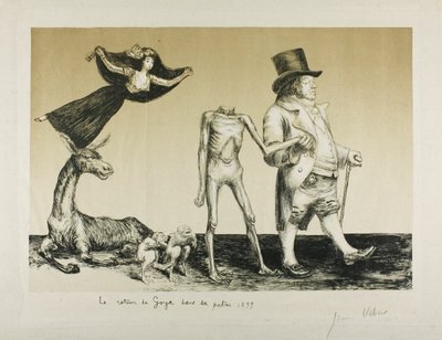 O regresso de Goya à sua terra natal de Jean Veber