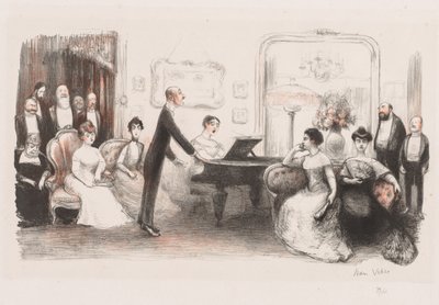A Noite Bourgeoise, 1907. de Jean Veber