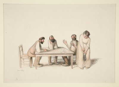 Les trois barbus (Três homens barbudos) de Jean Veber