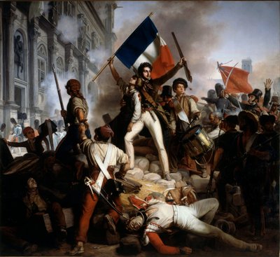 Combate no Hotel de Ville, 28 de julho de 1830 de Jean Victor Schnetz