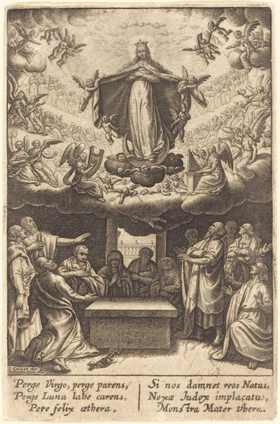 A Assunção da Virgem de Jean Waldor after Jacques Callot