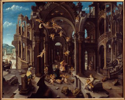 Adoração de pastores. Quadro de Jean De Gourmont de Jean de Gourmont