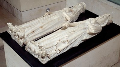 Túmulo das entranhas de Carlos IV a Bel (1293-1328) e de Jeanne d