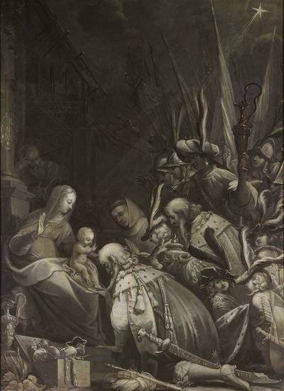 Adoração dos Magos, 1636 de Jean de Saint Igny